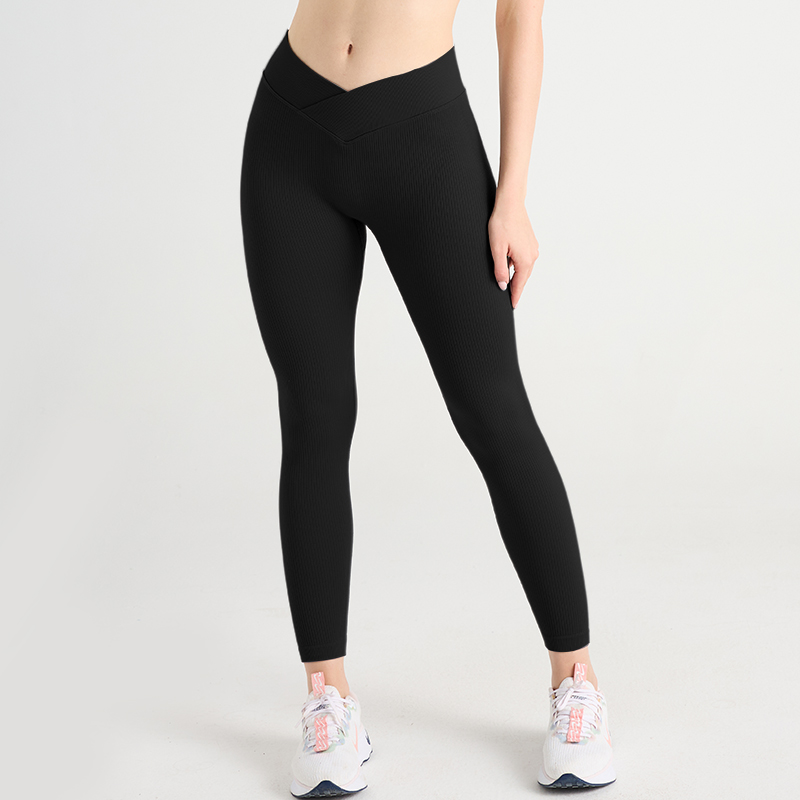 Middle Waist Yoga Pants with Soft Sculpting Fit