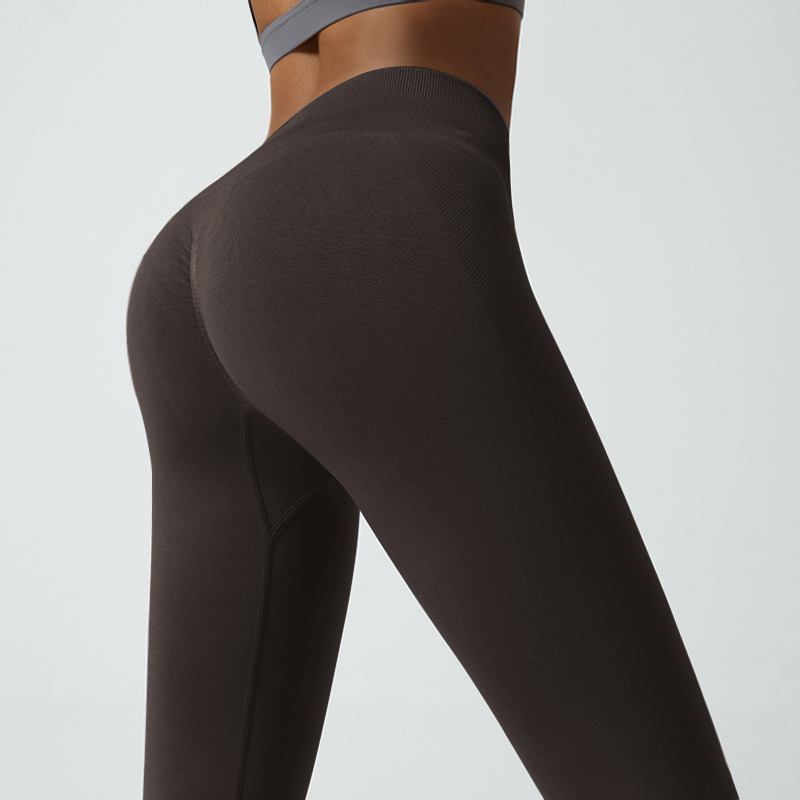 Middle Waist Yoga Leggings with Tummy Smoothing