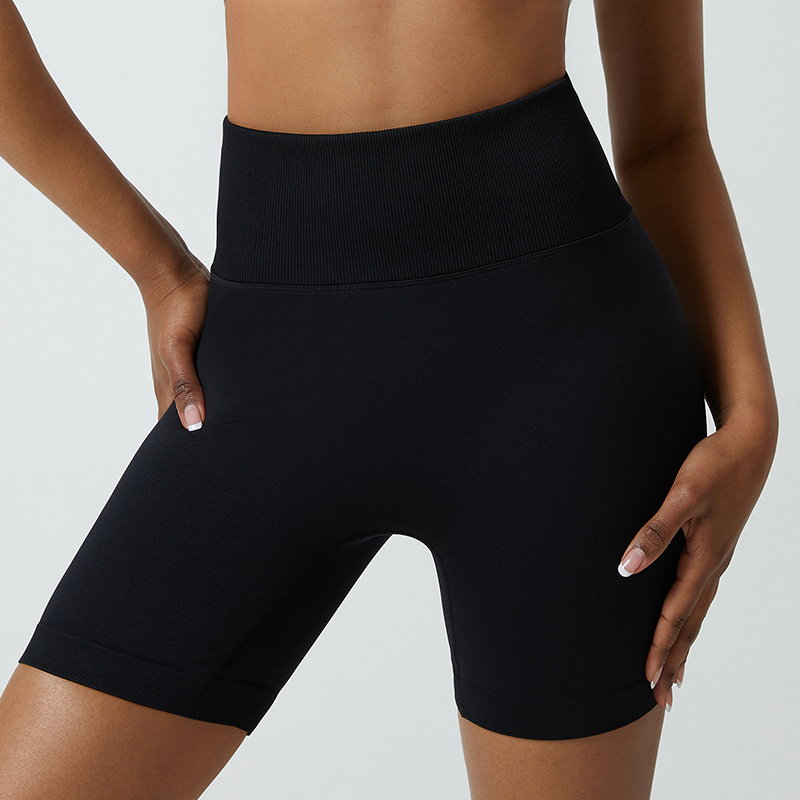 Breathable Yoga Shorts with Moisture-Wicking Fabric
