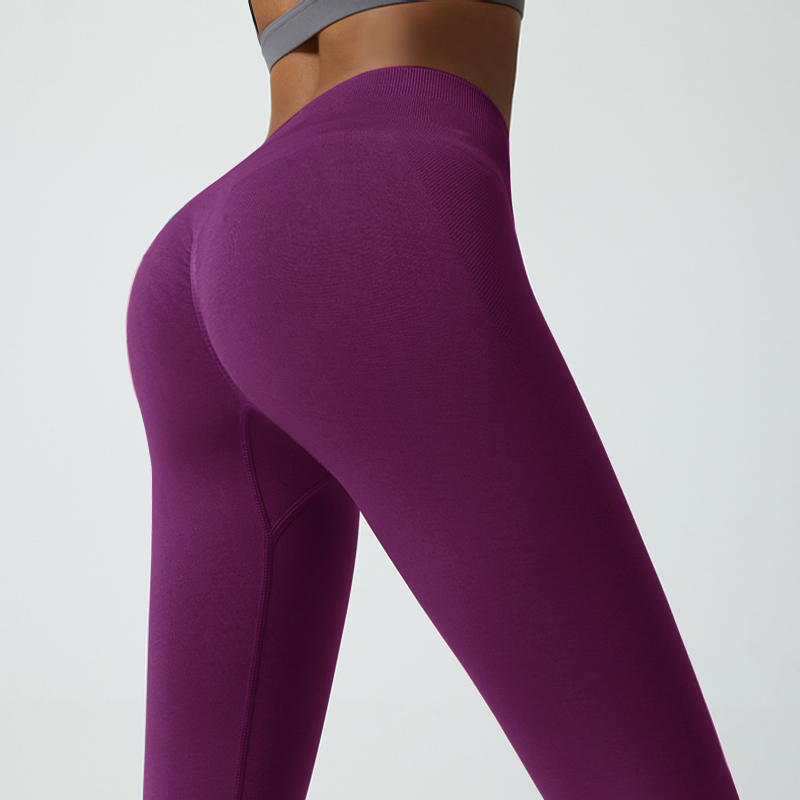 Middle Waist Yoga Leggings with Tummy Smoothing