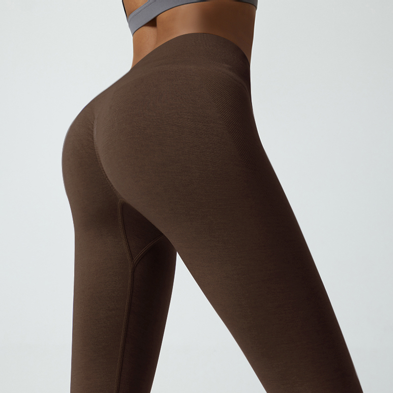 Middle Waist Yoga Leggings with Tummy Smoothing