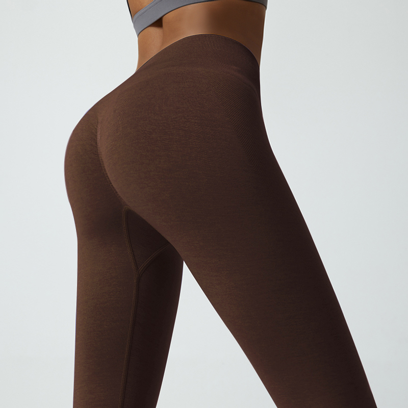 Middle Waist Yoga Leggings with Tummy Smoothing