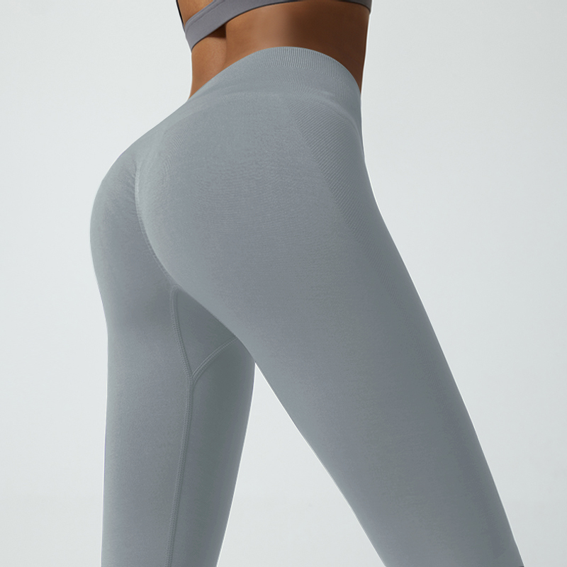 Middle Waist Yoga Leggings with Tummy Smoothing