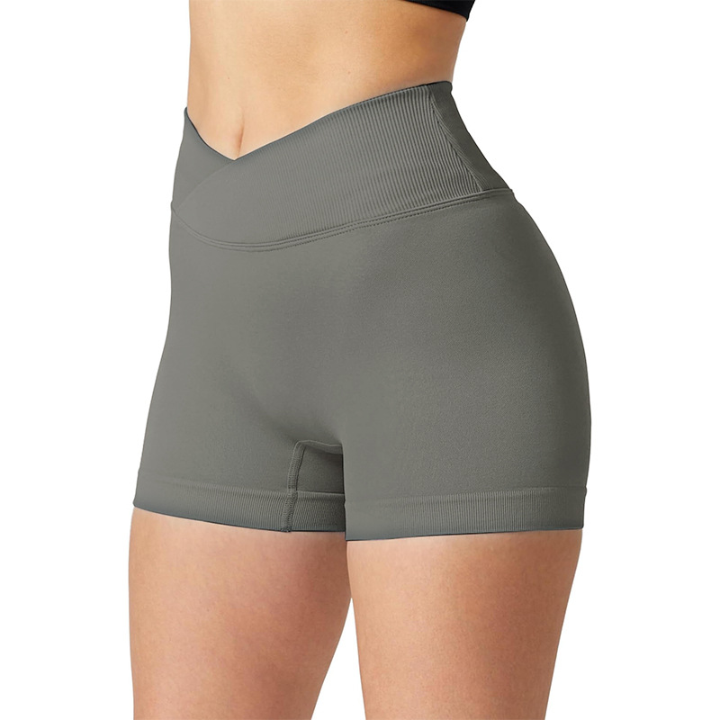 High Elastic Breathable Yoga Shorts with Slim Fit Cut