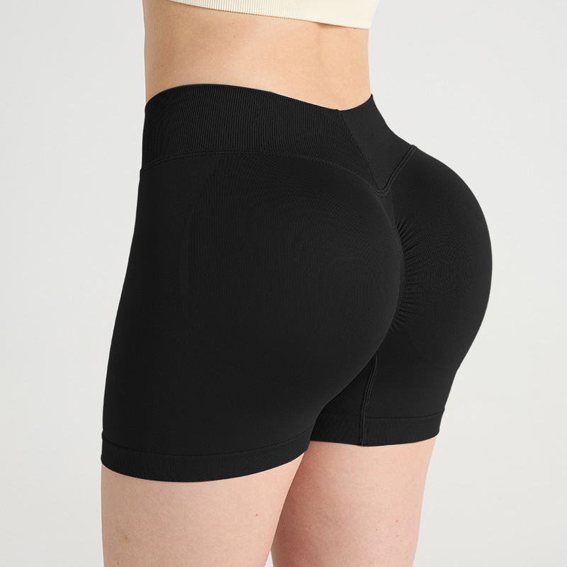 Butt-Lifting Breathable Yoga Shorts with Stretch Comfort