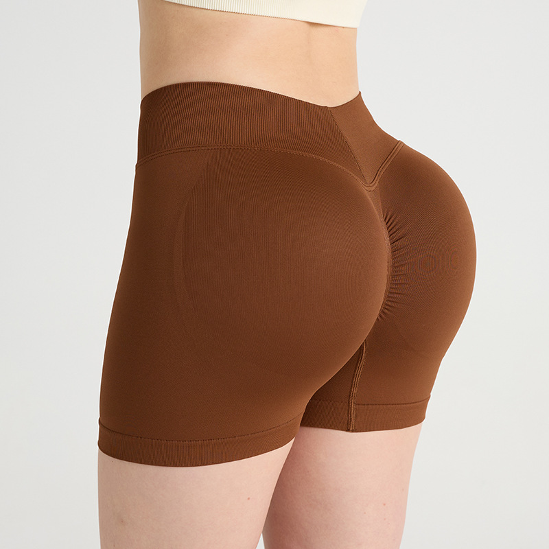 Butt-Lifting Breathable Yoga Shorts with Stretch Comfort
