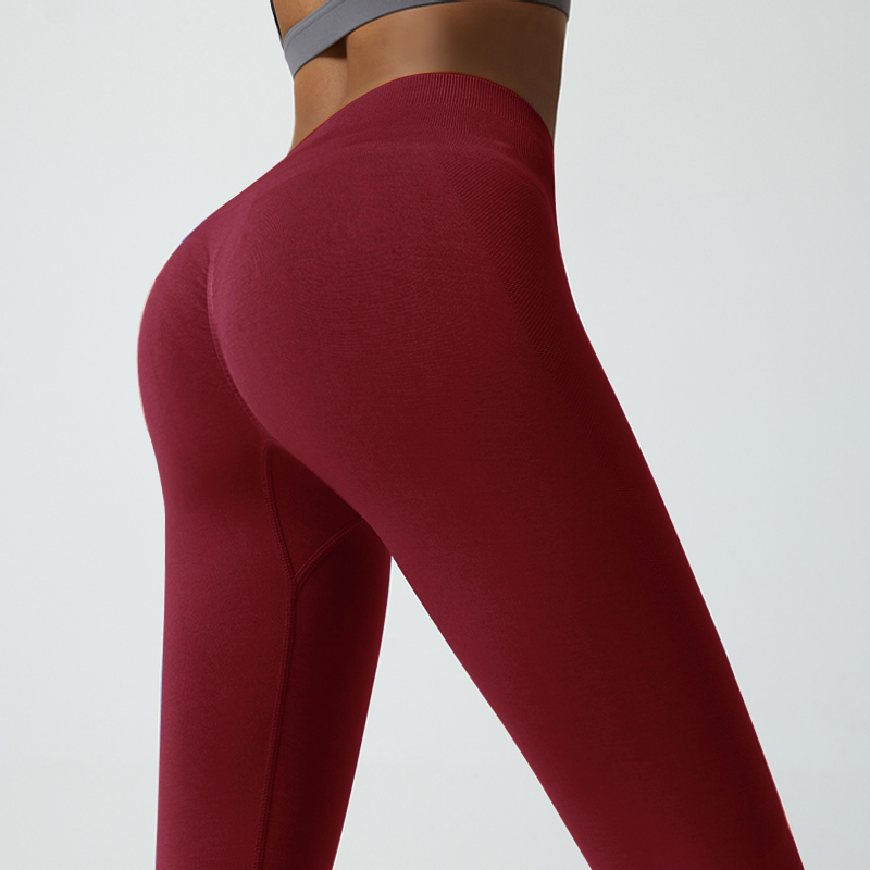 Middle Waist Yoga Leggings with Tummy Smoothing
