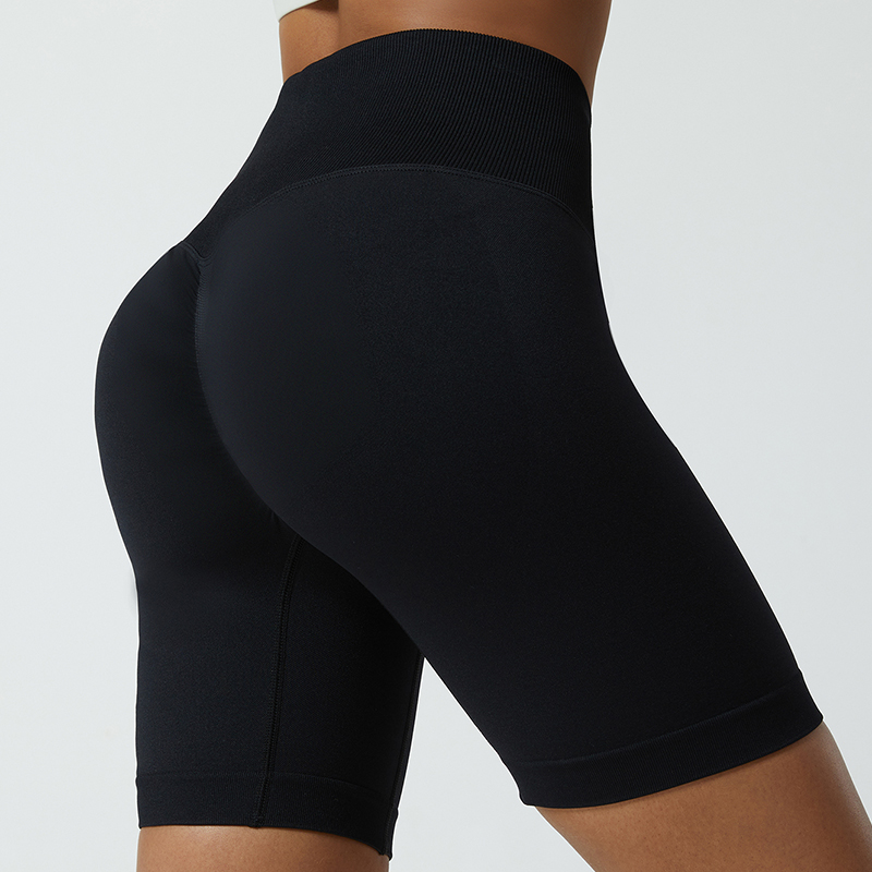 Breathable Yoga Shorts with Moisture-Wicking Fabric
