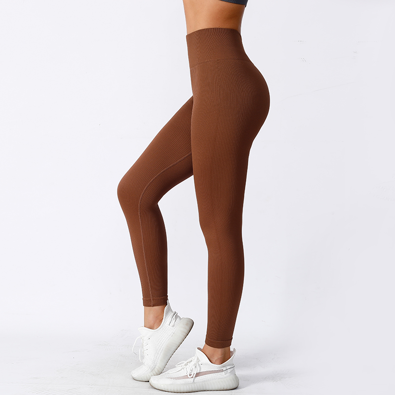 Sculpting High Waist Yoga Pants with Soft Compression and Sleek Fit Look