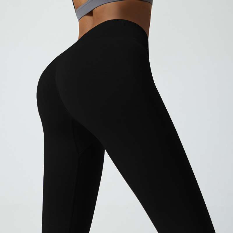 Middle Waist Yoga Leggings with Tummy Smoothing