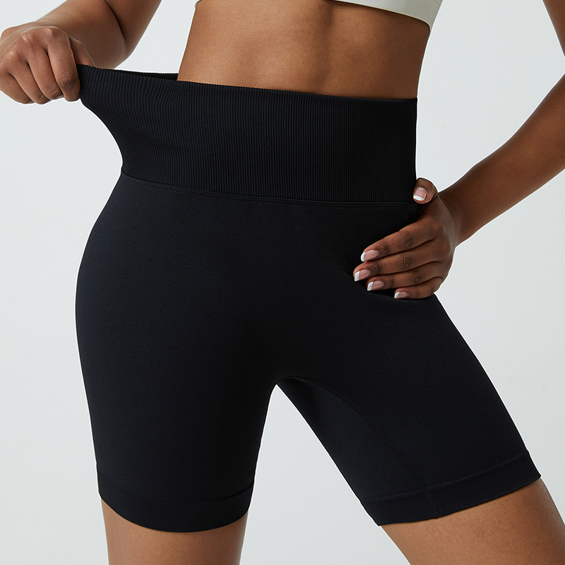Breathable Yoga Shorts with Moisture-Wicking Fabric