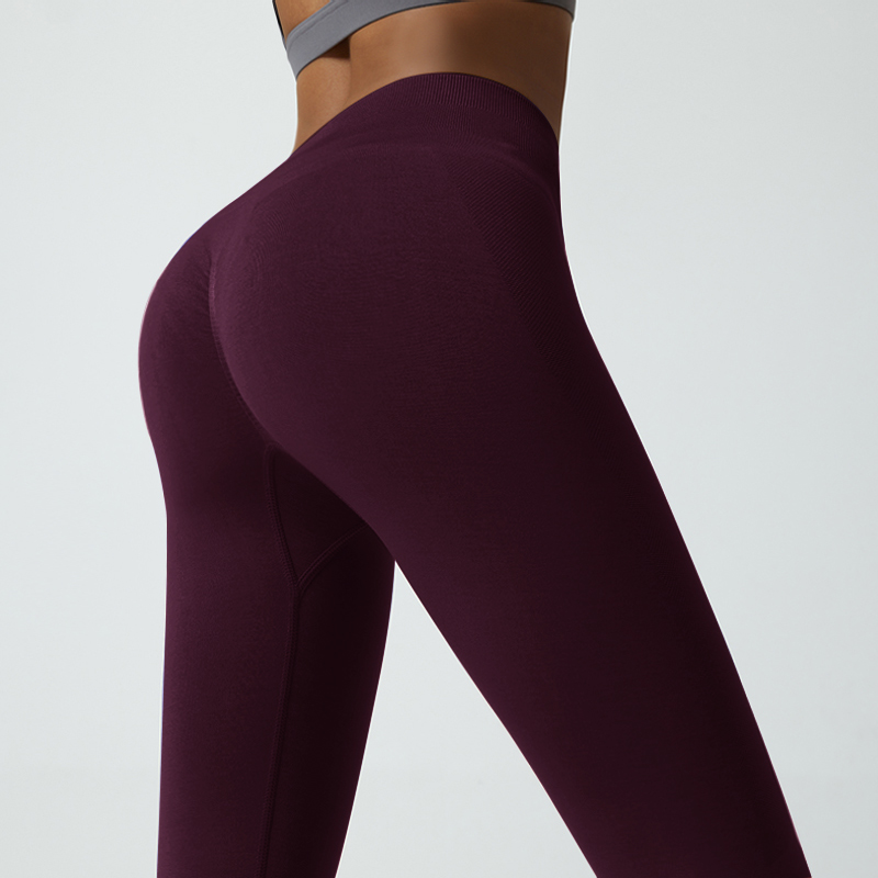 Middle Waist Yoga Leggings with Tummy Smoothing