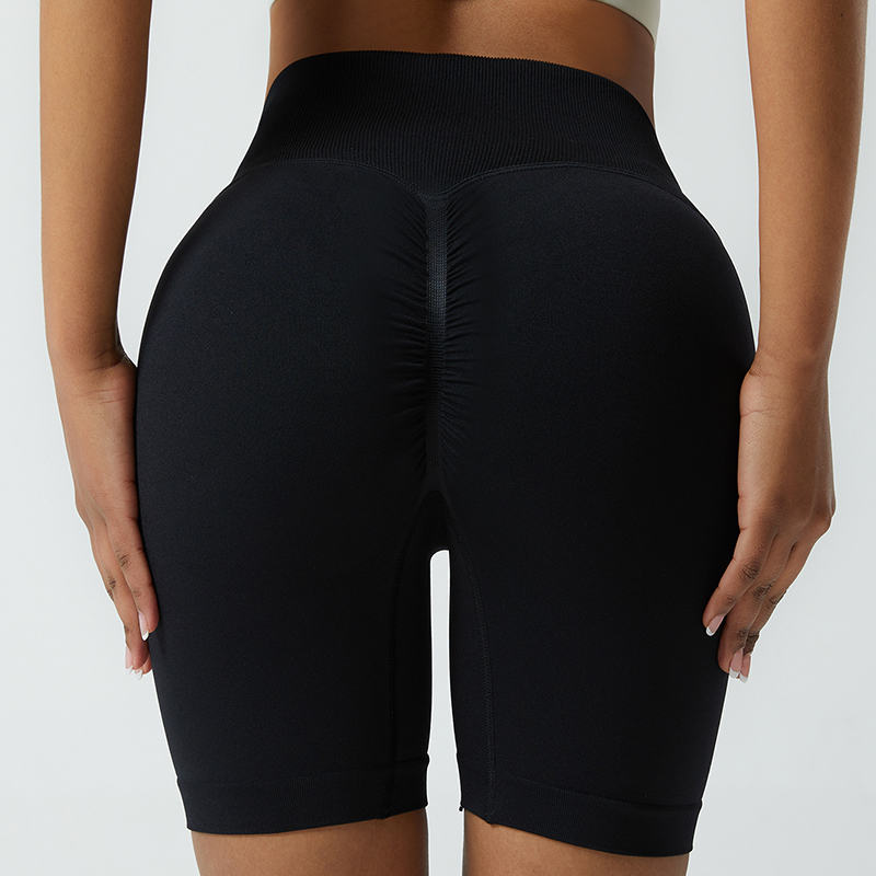 Breathable Yoga Shorts with Moisture-Wicking Fabric