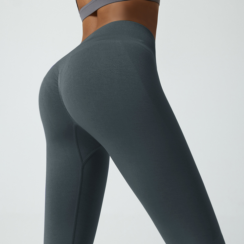 Middle Waist Yoga Leggings with Tummy Smoothing