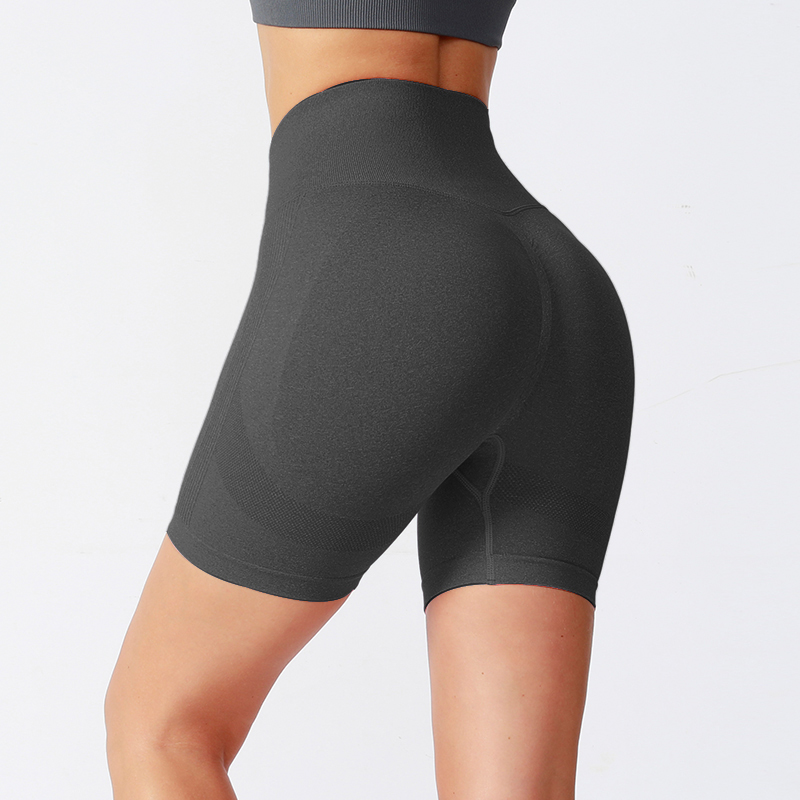 Comfort Fit Breathable Yoga Shorts Featuring Elastic Waist