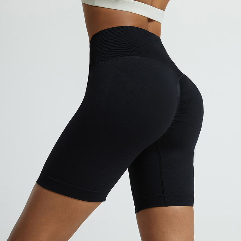 Breathable Yoga Shorts with Moisture-Wicking Fabric