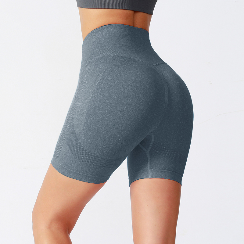 Comfort Fit Breathable Yoga Shorts Featuring Elastic Waist