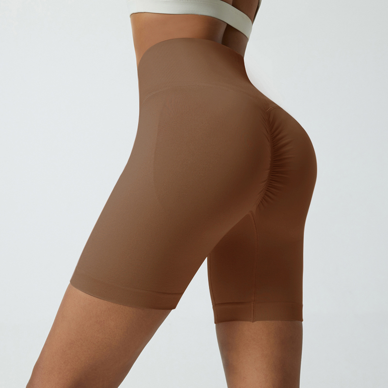 Breathable Yoga Shorts with Moisture-Wicking Fabric