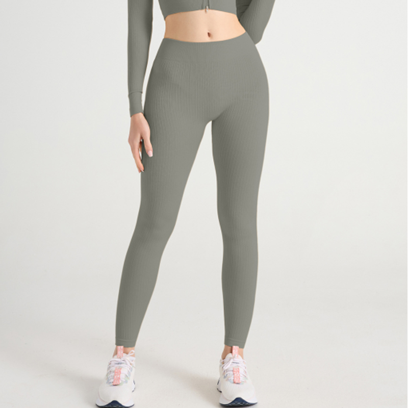 Versatile Middle Waist Yoga Pants with Stretch Fabric