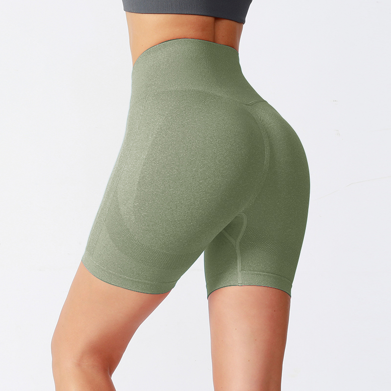 Comfort Fit Breathable Yoga Shorts Featuring Elastic Waist