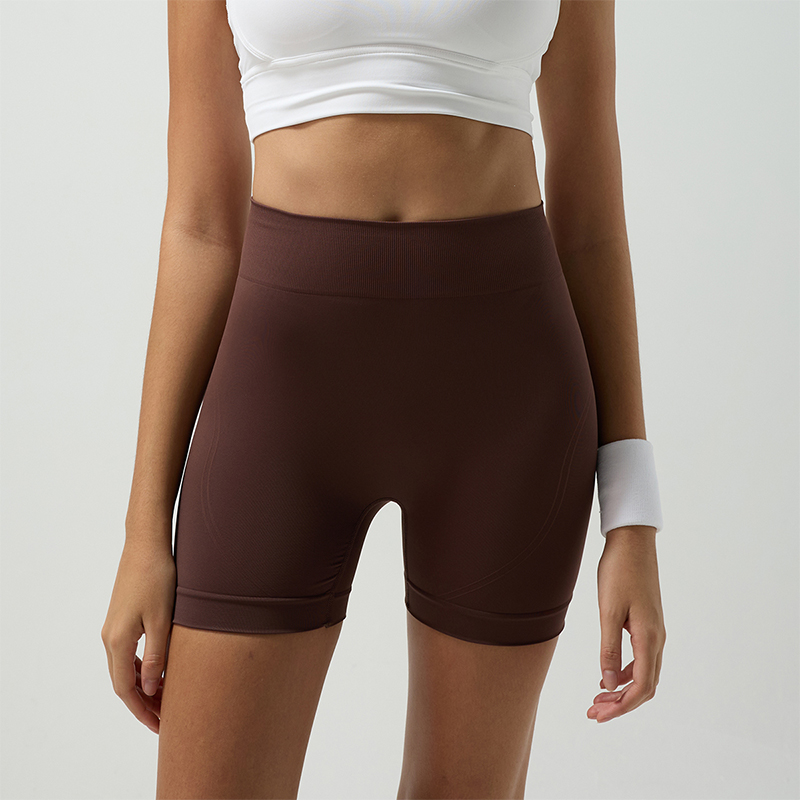 Ultra-Light Breathable Yoga Shorts with High Elastic Waistband