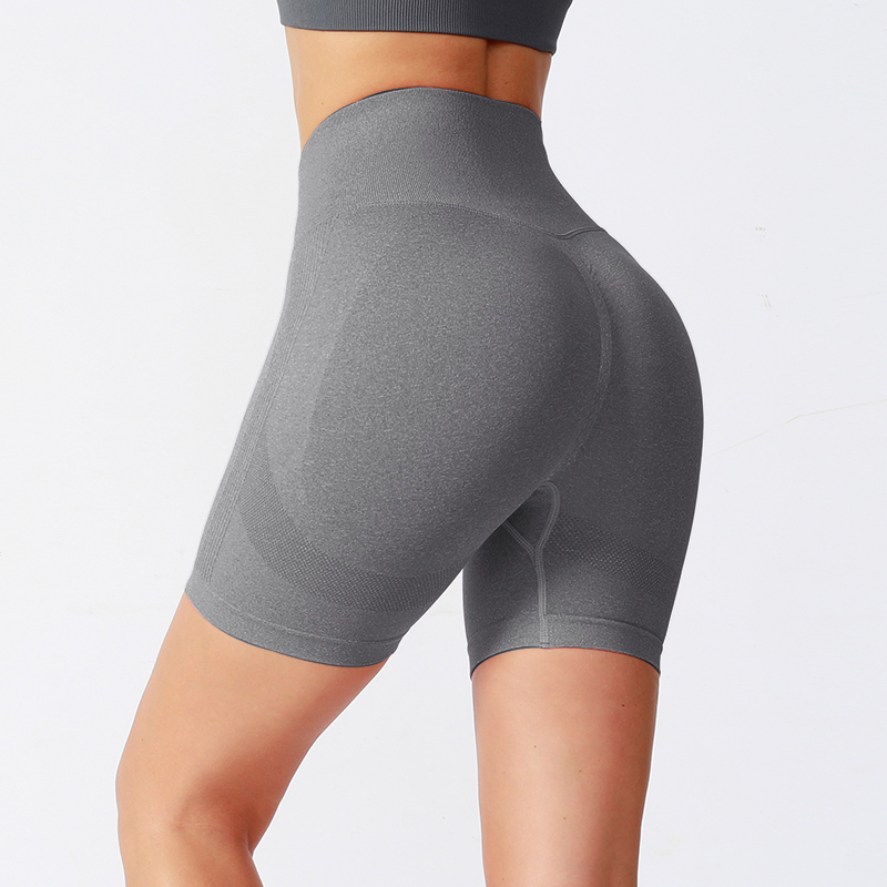 Comfort Fit Breathable Yoga Shorts Featuring Elastic Waist