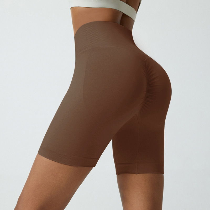 Breathable Yoga Shorts with Moisture-Wicking Fabric