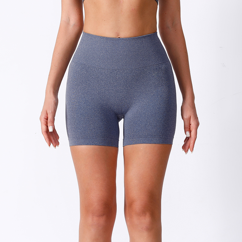 Lightweight Breathable Yoga Shorts with Tummy Control and Quick-Dry