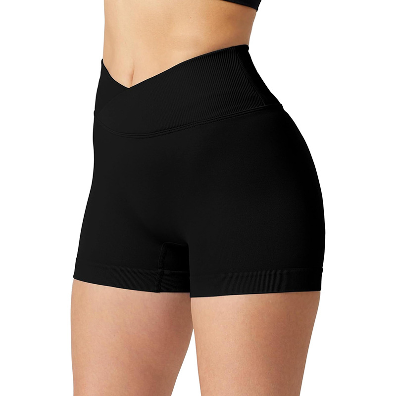 High Elastic Breathable Yoga Shorts with Slim Fit Cut