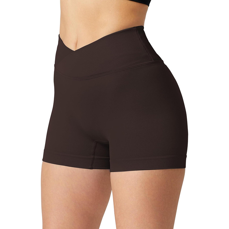 High Elastic Breathable Yoga Shorts with Slim Fit Cut