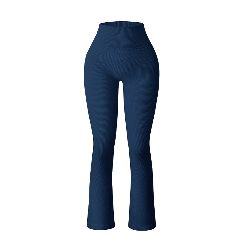 High Waist Yoga Flared Pants with Tummy Control and Stretch Comfort