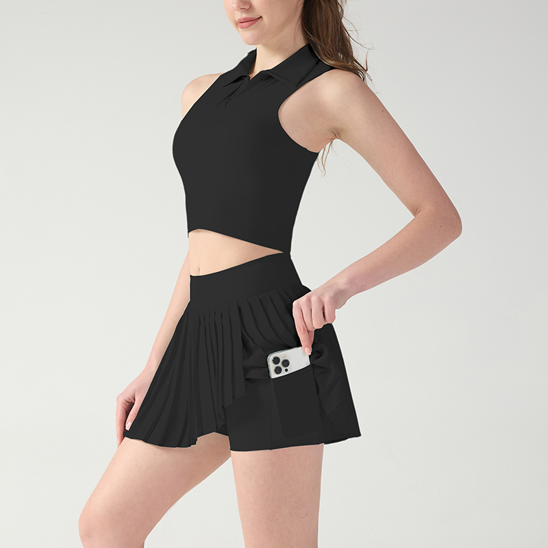 Training Mint Green with Side Pockets Sports Tennis Skirts