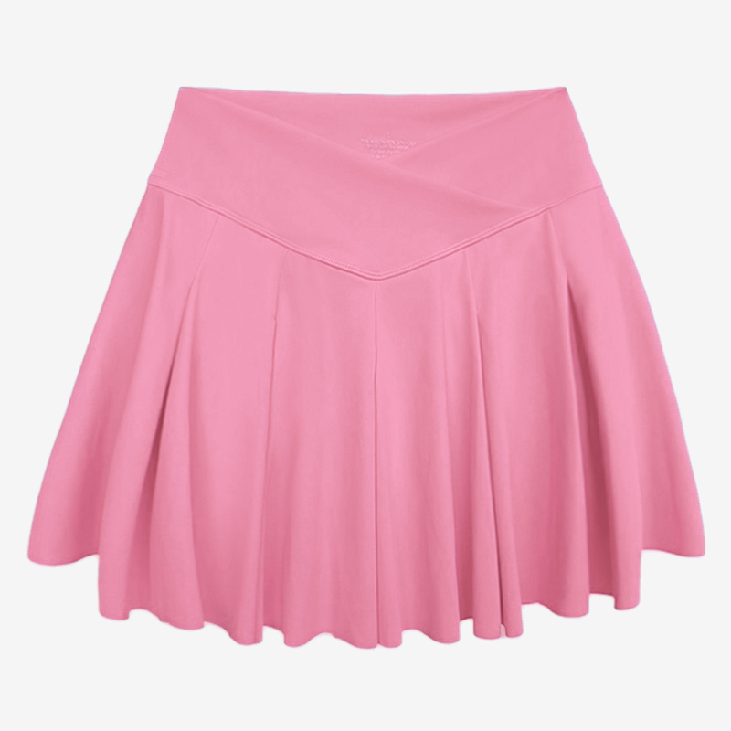 Sports Tennis Skirt with Side Phone Pocket for Women