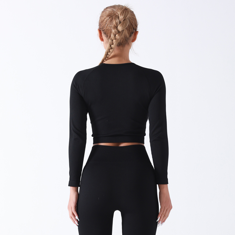 Classic black sweat-resistant non-stick Sports Long Sleeves