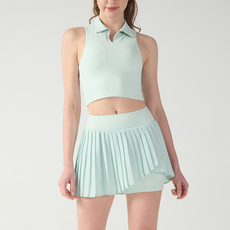 Training Mint Green with Side Pockets Sports Tennis Skirts