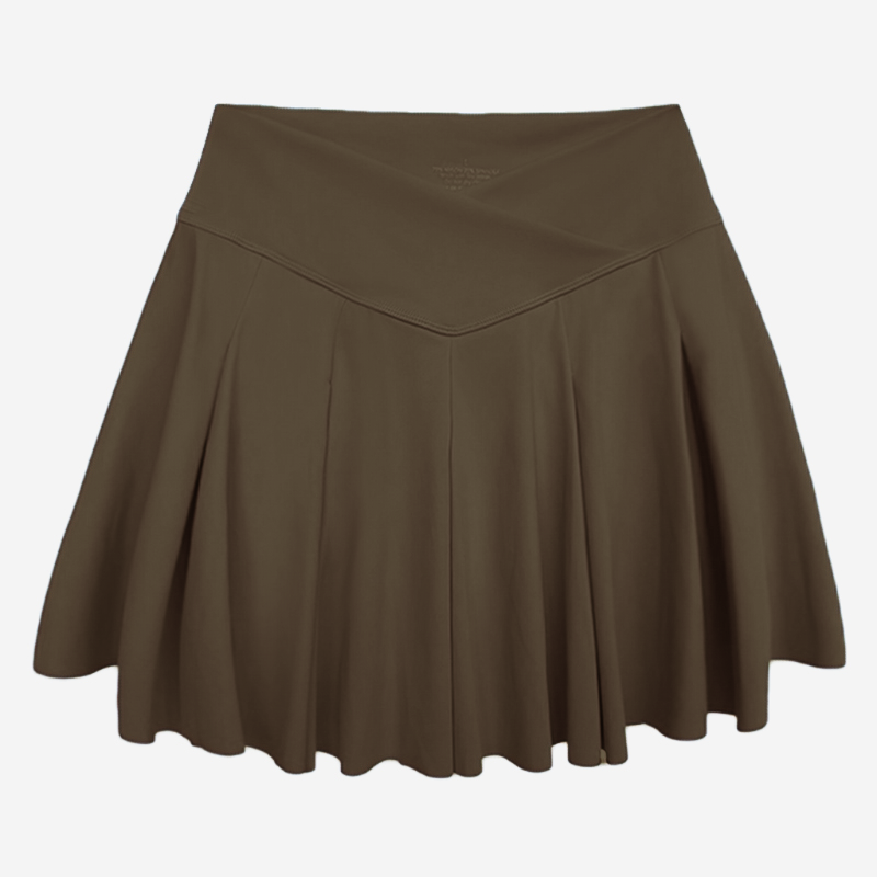 Sports Tennis Skirt with Side Phone Pocket for Women
