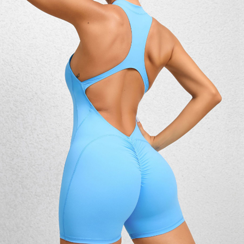 Seamless Stretchy Sports Yoga Jumpsuit Ideal for Gym