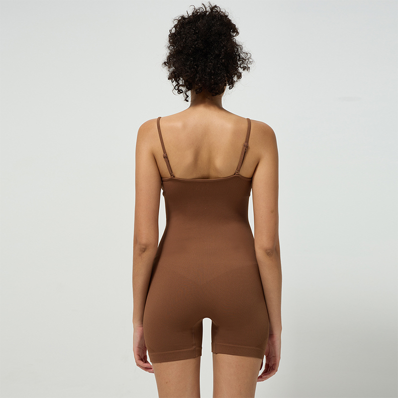 High-Stretch Breathable Athletic Yoga Jumpsuit with Tummy Control