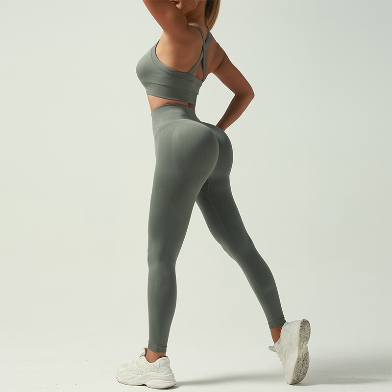 Breathable Elastic High Waist Hip Lifting Sports Suits