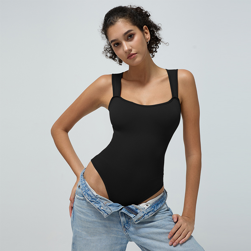 Off-White High-Elastic Fit Sports Body Shapers
